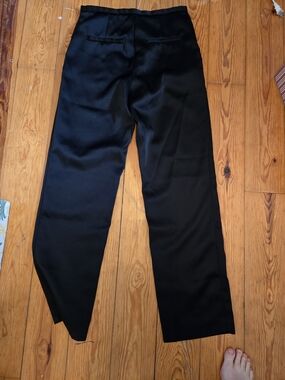 Womens Satin H& M Black Dress Pants